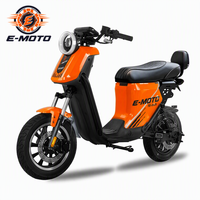 Moto électrique 1500W, 16 pouces, moteur Quanshun, 65 km/h, cadre en acier carbone, double frein à disque, amortisseur hydraulique, télécommande, OEM