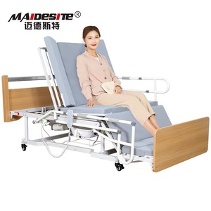 Cama de enfermería eléctrica Maidesite Md A12 con volteo programado y orinal antideslizante para uso doméstico - Product Image 4