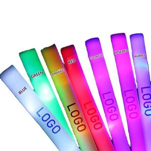 Barra de Espuma LED Luminosa de 18 Pulgadas Personalizada con Logotipo 2025, Económica, para Fiestas - Product Image 1