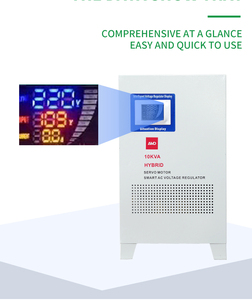 TND 10KVA Régulateur AC automatique monophasé avec écran LCD 50Hz 60Hz <span class=keywords><strong>Fréquence</strong></span> 110V Stabilisateur de tension de sortie 220V AVR - Product Image 6