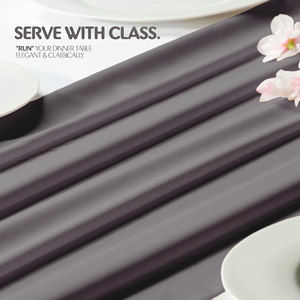 <span class=keywords><strong>Chemin</strong></span> <span class=keywords><strong>de</strong></span> <span class=keywords><strong>table</strong></span> long et élégant en satin <span class=keywords><strong>de</strong></span> <span class=keywords><strong>soie</strong></span> artificielle lisse 29''x120'' Noir, plusieurs couleurs disponibles, pour drapage et décoration <span class=keywords><strong>de</strong></span> mariage - Product Image 5
