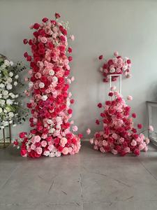 ซุ้มดอกไม้ประดิษฐ์สำหรับตกแต่งงานแต่งงาน สีฟ้า รุ่น W-FRB002 ขายส่ง - Product Image 4