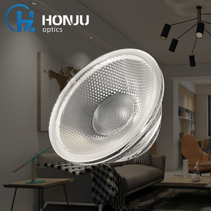 옥수수 속 광학 플라스틱 상업적인 프레넬 선형 집중시키는 단계 스포트라이트 사무실 침실 램프 실내 점화 Led 렌즈 - Product Image 4