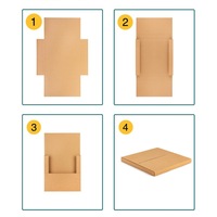 Emballage en carton ondulé personnalisé pour livres de bande dessinée, CD, envoi postal, emballage de livre, boîte d'expédition