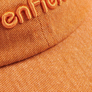 Gorra de béisbol informal transpirable color albaricoque del fabricante, gorras de béisbol personalizadas de sarga 100% algodón - Product Image 3