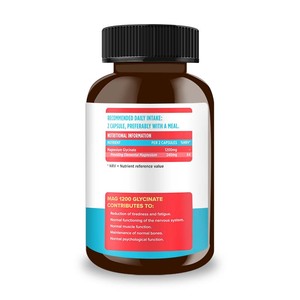 Nuovo arrivo magnesio glicinato 90 capsule ad alto assorbimento supporto funzione immunitaria <span class=keywords><strong>per</strong></span> adulti magnesio glicinato integratore - Product Image 6
