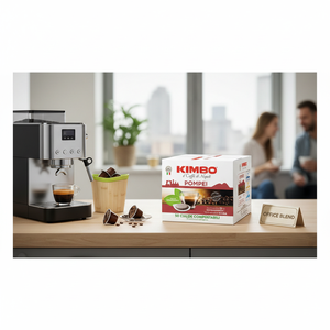 Set di Capsule di Caffè Riutilizzabili Kimbo Miscela Pompei 50g ESE 44mm, Pronte all'Uso per Ufficio, in Metallo, Plastica, Ceramica e PLA - Product Image 3
