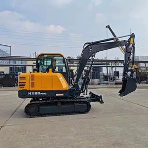 Original HX60 PRO 6Ton Crawler Excavator Durable for Municipal/Garden Construction Hot Sale - Product Image 1
