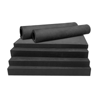 Rouleau de mousse EVA noire haute densité personnalisable, antichoc, anti-collision, écologique, résistant à l'usure, insonorisant