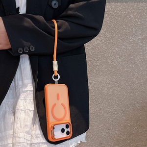 Custodia per telefono con supporto e laccetto per <span class=keywords><strong>iPhone</strong></span> 18 17 13 15 14 12 <span class=keywords><strong>11</strong></span> <span class=keywords><strong>Pro</strong></span> <span class=keywords><strong>Max</strong></span> 16E 17e 16 Plus, <span class=keywords><strong>Cover</strong></span> Magnetica con Cinghia e Supporto <span class=keywords><strong>Fotocamera</strong></span> - Product Image 4