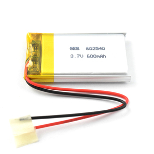 Hot sale rechargeable <span class=keywords><strong>3</strong></span>,7 V Li-ion LiPo battery 602540 600mAh phone speaker battery - Product Image 2