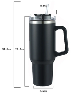 Taza Deportiva al Vacío con Asa y Tapa, 40 oz, H2.0, Impresión 5D, Diseño Girasol Multicolor (Verde, Azul, Rojo, Blanco), Envío Rápido desde EE. UU. - Product Image 4