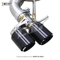 Boska Échappement Catback Valvetronic pour BMW X3/X4 M40i 3.0T 2018-2025 Silencieux en acier inoxydable