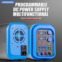 Alimentation réglable 30V 5A pour réparation de carte mère de téléphone portable, test de circuits intégrés et activation d'écran avec protection OVP