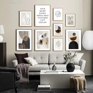 <span class=keywords><strong>Pittura</strong></span> murale astratta figure geometriche <span class=keywords><strong>pittura</strong></span> su tela grafica arte Poster stampa moda immagine Vintage arredamento moderno camera da letto - Product Image 3