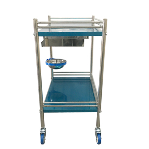 Hospital Detachable Medical Instrument Stainless Steel Patient Emergency Cart <strong>Dressing</strong> Treatment Nursing Medicine <strong>Trolley</strong> - Product Image 4