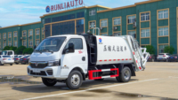 Nuevo Camión Compactador de Basura Dongfeng 4x2 de 5 CBM, Euro VI, Carga Hidráulica Automática, Vehículo de Recolección de Residuos