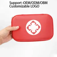 Trousse de premiers soins en EVA rigide de qualité médicale, certifiée CE 18, résistante à l'eau, compacte, légère, portable, pour le camping en plein air et la survie