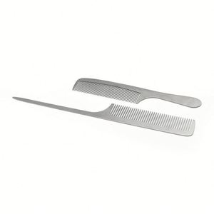 <b>Creative</b> <b>Gift</b> Fine Tooth Metal Hair Comb Braiding Rat Tail Comb With Custom LOGO - Product Image 1