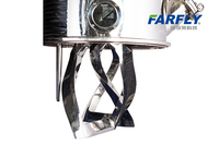 Agitateur FXJ1000 1000L à moteur sous vide automatique pour viscosités de 10000 à 1000000, production de divers colloïdes, certifié CE