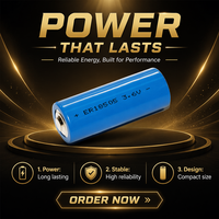 Batería de Litio de Repuesto Fanso Forte Pile, No Recargable, Celdas Primarias ER18505 ER18505M ER18505, 3.6V, 3500mAh 4000mAh