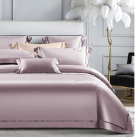 Parure de lit de luxe en 100% coton, ensemble de literie avec motifs brodés, pour hôtel, livraison gratuite