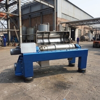 Centrifuge Tricanter Kecepatan Tinggi 3 Fase untuk Pemisah Pengolahan Minyak Kelapa Sawit, Centrifuge Decanter Horizontal