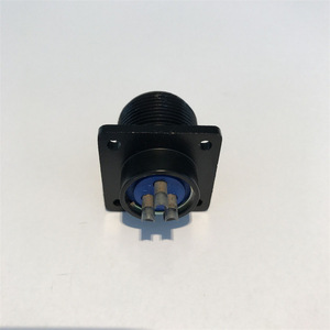 ขั้วต่อวงกลม CSP P20K3Q แบบ 3 ขา พร้อมเกลียว ปลั๊กสำหรับการบิน ตัวเรือนอะลูมิเนียมหล่อขึ้นรูป สีดำ - Product Image 3