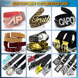 西洋カスタムステンレス鋼亜鉛合金真鍮3Dベルトバックルカスタマイズロゴメタルレディース女性カウボーイベルトバックル男性用 - Product Image 5