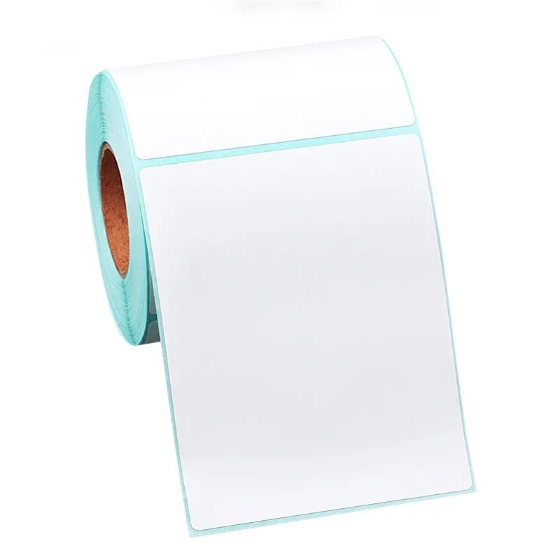 LTLL 80x100 Mm 250 Sheets Factory Wholesale Custom Blank Direct Thermal Paper Label Roll For Barcode Printer