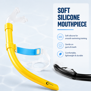 Tuba de natation d'entraînement en silicone avant <span class=keywords><strong>pour</strong></span> enfant et adulte - Product Image 4