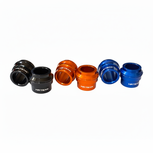 Per KTM SX-F 450 03-12 distanziali ruota posteriore blu 20mm e 15mm cromati in lega/alluminio - Product Image 1