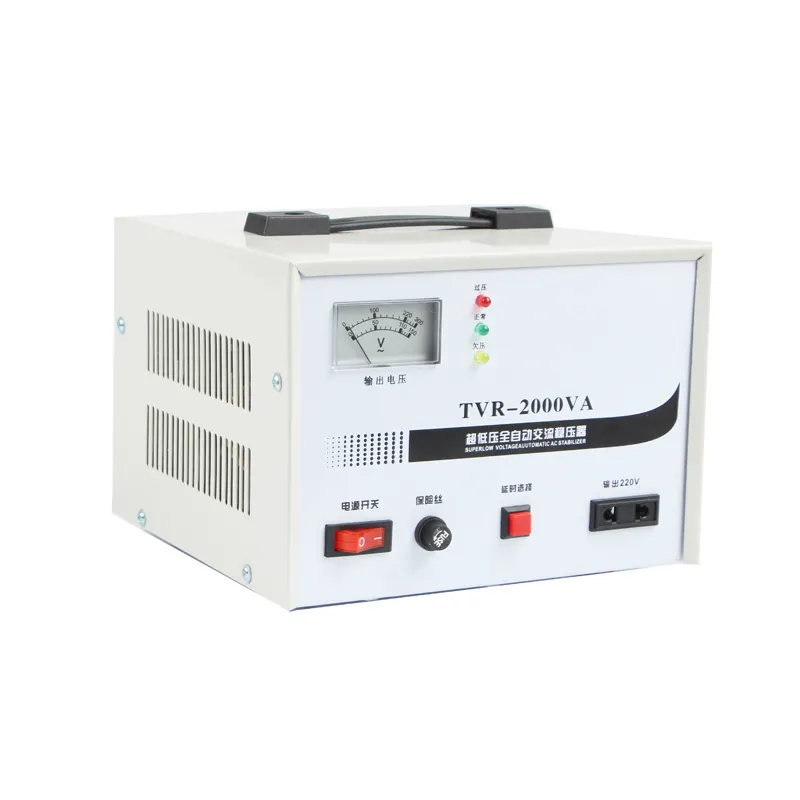 Ahorro de Energía de estabilizador de tensión TVR 2000 va 2 KWA regulador de tensión