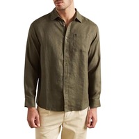 Chemises boutonnées à manches courtes confortables et décontractées pour hommes, trait de texture douce, idéales pour les chemises de refroidissement en plein air