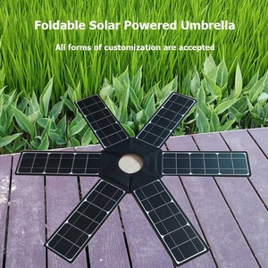 Se Aceptan Personalizaciones, Ventajas de la Energía Solar, Sombrilla Plegable con Energía Solar de 50w 60w 100w, Cargador Solar para Portátil - Product Image 5