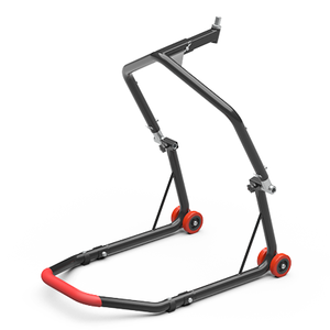BELTA <span class=keywords><strong>Cavalletto</strong></span> Sollevatore Moto Regolabile di Alta Qualità con Maniglia Antiscivolo Rossa - Product Image 1