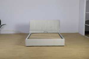 Thiết Kế Châu Âu Kích Thước Tùy Chỉnh Murphy Giường Thân Thiện Với Môi Bền Thanh Lịch Mềm Mại Bọc Kim Loại Khung Trực Tiếp Bọc Giường - Product Image 2