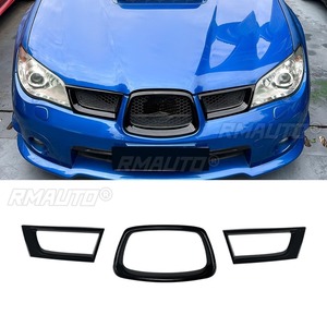 ชุดแต่งรอบคันสำหรับ Subaru Impreza WRX STI ปี 2006-2007 ชุดแต่งกันชนหน้า กระจังหน้าแบบเรซซิ่ง แถบตกแต่ง กันชนหน้า ชิ้นส่วนภายนอก - Product Image 2