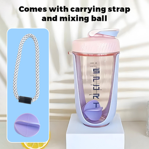 500 מותאם אישית/600 מ "ל/מ" ל כוסות כושר דיגיטלי pp/חלבון שייקר עיצוב פרטי - Product Image 2