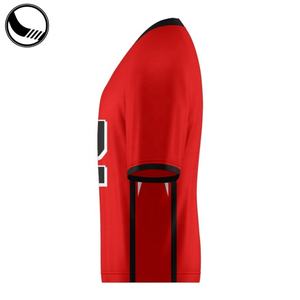 เสื้อลาครอสแขนสั้นพิมพ์ลายแบบรีดร้อนจากผู้ผลิตจีน BETHERIVAL  ผ้าโพลีเอสเตอร์ 100% แห้งเร็ว สำหรับทุกเพศ - Product Image 6