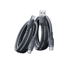 Cable USB A a USB C de 100W, PD 5A, Carga Rápida, Trenzado de Nailon, Cable de Datos Tipo C, Núcleo de Cobre, Tungsteno Dorado, para Teléfono A-C