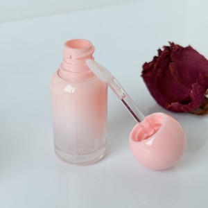 Emballage promotionnel OEM à bas prix pour brillant à lèvres avec bouchon à vis, <span class=keywords><strong>tube</strong></span> de brillant à lèvres avec applicateur pinceau pour soins de la peau et fard à joues - Product Image 4