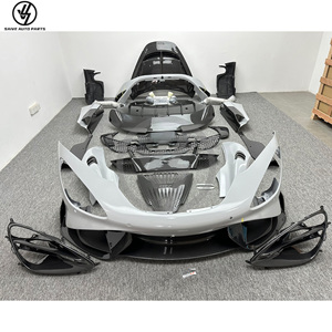 Nuevo Kit de Carrocería de Fibra de Carbono Seca con Acabado Brillante y Tejido Twill para 720S Coupe Spider, Actualización al Estilo 765LT, Capó, Alerón, Parachoques, Faldones Laterales y Guardabarros - Product Image 3