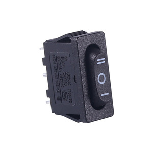 Nhà máy trực tiếp leci KCD1-110 3-pin Rocker Thiết bị chuyển mạch thiết bị điện 21*9.5 mét trắng đen đèn thuyền PA66 Chất liệu 250VAC Max - Product Image 2