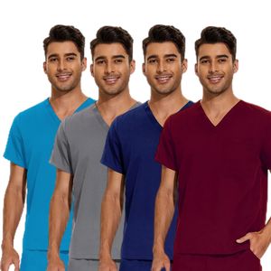 Uniforme de exfoliación para el cuidado de mascotas, salud y belleza ambiental, uniforme de <span class=keywords><strong>exfoliante</strong></span> de tela suave, uniforme de enfermera suelto ordinario - Product Image 6