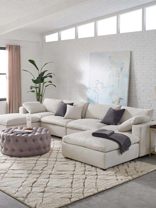 Modular Sectional <b>Sofa</b> Living Room French Furniture Cloud Nordic Modern White Modular Sectional Couch <b>Sofa</b> <b>Sets</b> - Product Image 2