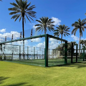 Campo deportivo al por mayor pista <span class=keywords><strong>de</strong></span> pádel individual pista <span class=keywords><strong>de</strong></span> pádel interior pista <span class=keywords><strong>de</strong></span> pádel panorámica completa - Product Image 3