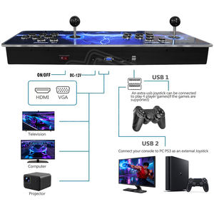 Hete Verkoop Metalen Arcade <span class=keywords><strong>Game</strong></span> <span class=keywords><strong>Machine</strong></span> Joysticks En Controllers Voor Indoor Engels Entertainment - Product Image 4