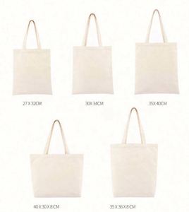 Sacs fourre-tout écologiques en gros pour courses et livres, grands sacs en toile de coton blancs et noirs réutilisables, sacs de shopping personnalisables avec logo, cadeaux - Product Image 4