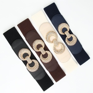 JULUN <span class=keywords><strong>Cintura</strong></span> Elastica Decorativa da Donna per Vestiti, <span class=keywords><strong>Cintura</strong></span> Larga per Cappotti, Accessorio di <span class=keywords><strong>Alta</strong></span> Moda - Product Image 3